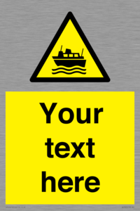 Custom warning ferries crossing vessels